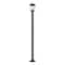 Z-Lite Beacon 2 Light Outdoor Post Mounted Fixture, Black & Clear Beveled 568PHBS-536P-BK - alternate 1
